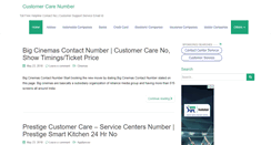 Desktop Screenshot of customer-carenumber.com