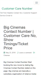 Mobile Screenshot of customer-carenumber.com